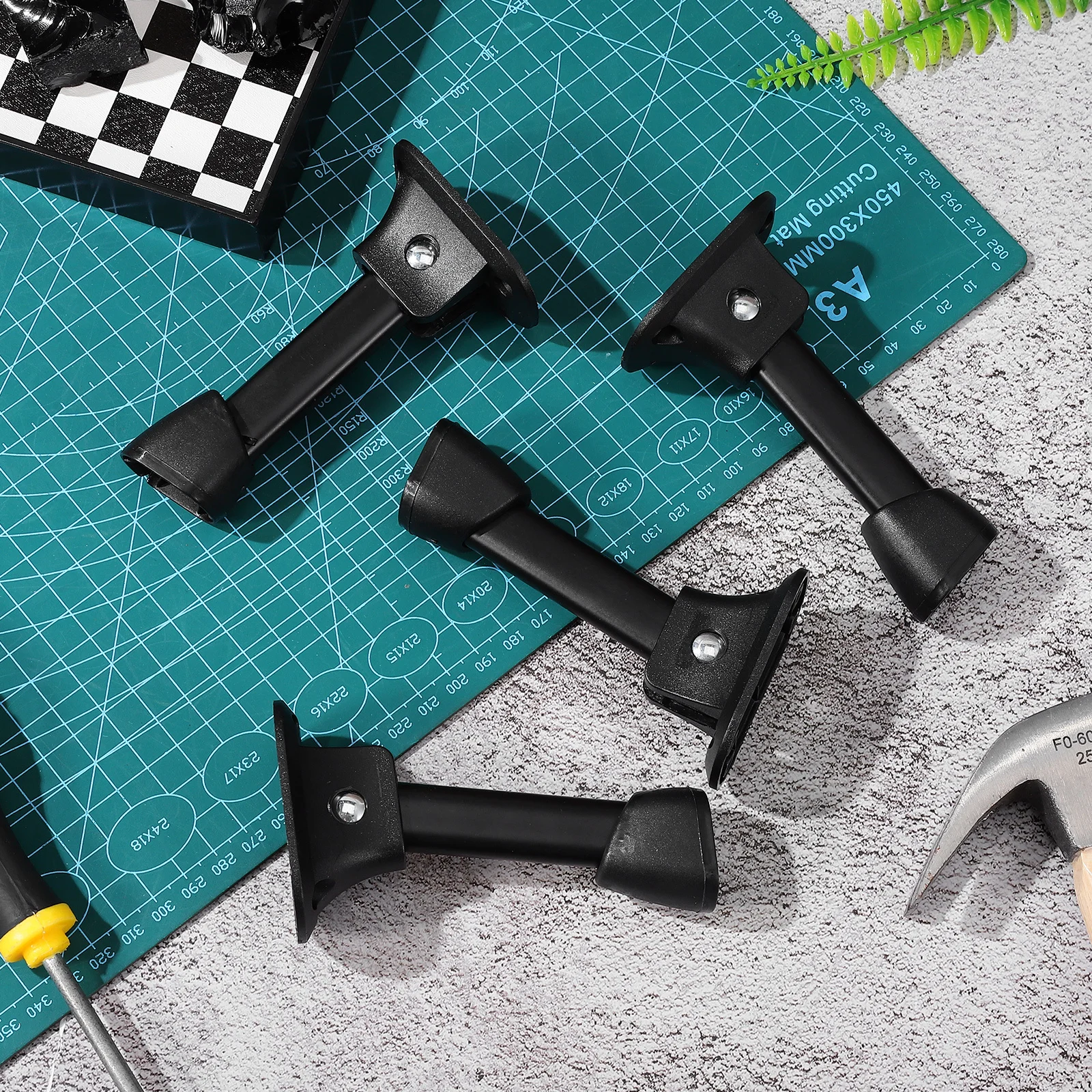 4 Stück klappbare Tischbeine aus Eisen, robustes, platzsparendes Design für Couchtisch, Nachttisch, Bank, Mini-Schreibtisch, Möbelbeine
