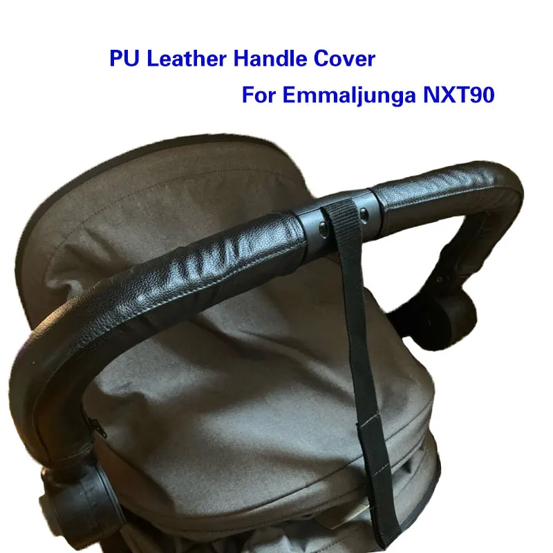 PU Leder Griff Abdeckungen Für Emmaljunga NXT90 Kinderwagen Griff Schutzhülle Baby Kinderwagen Zubehör Image