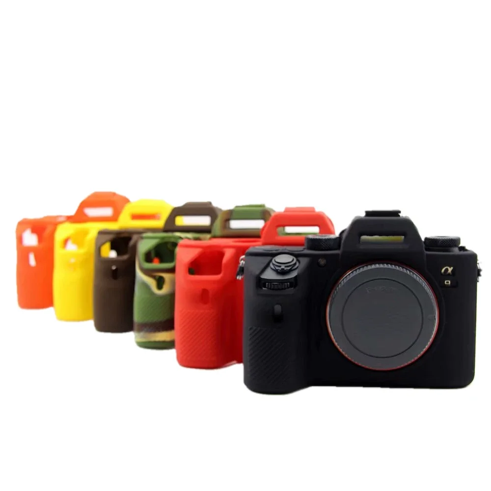 A7III Weiche Silikon Gummi Kamera Schutzhülle Körper Fall Abdeckung Für Sony A7 III A7RIII A7III A7M3 A7R3 A9 Kamera Tasche Image