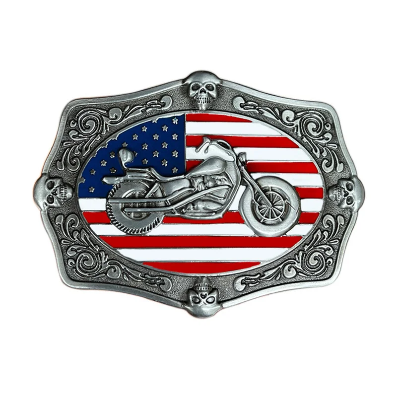 Motorrad-Gürtelschnalle im Western-Stil – europäisches und amerikanisches Design Image