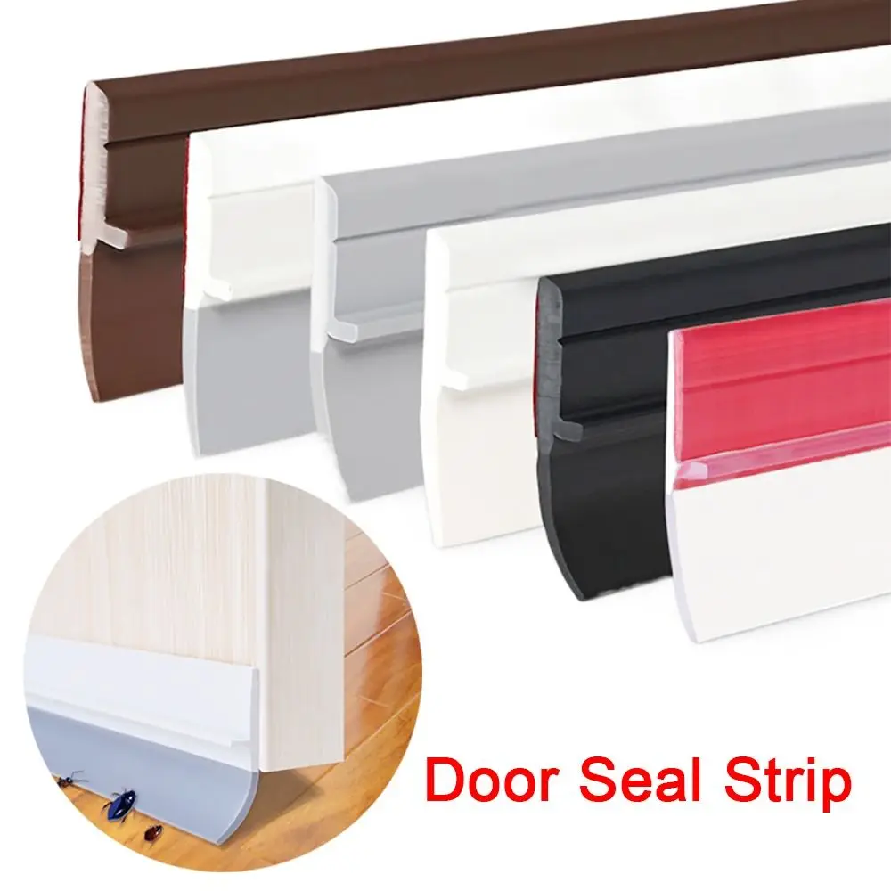 PVC-Tür boden Dichtung streifen selbst klebende Tür Fenster Dichtung streifen Dichtung streifen Zug stopper Tür dichtung Anti-Kalt-Spalt blocker