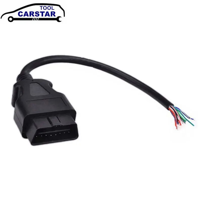 Profession eller obd2 16-poliger Buchsen-/Stecker zum Öffnen des obd-Kabels obdii obd-ii odb2 16-poliger obd 2-Adapter 30cm/60cm Länge Image