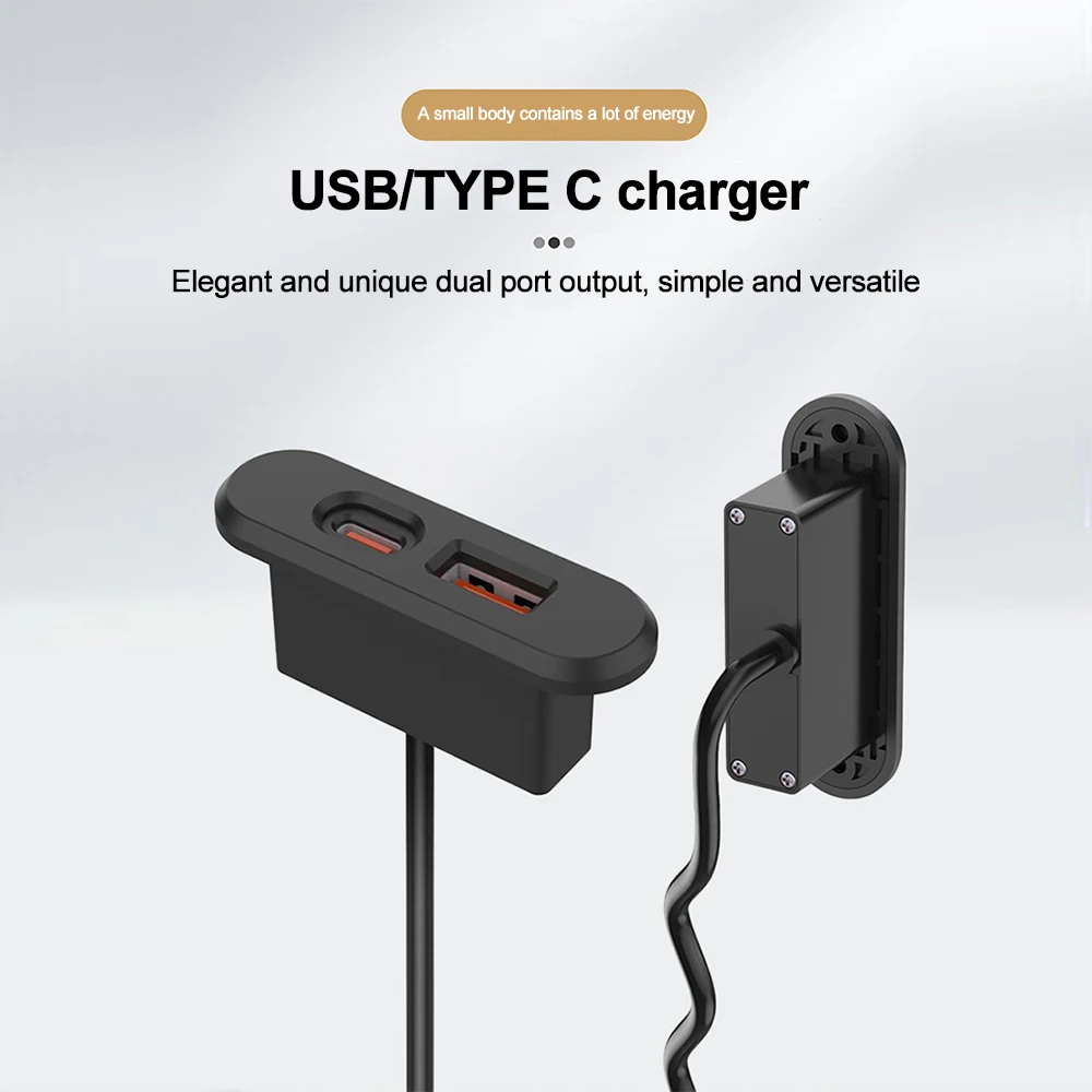 Desktop Embedded USB Buchse Möbel Schreibtisch Tragbare Dual USB Lade Stecker Computer Schreibtisch Büro Möbel Zubehör