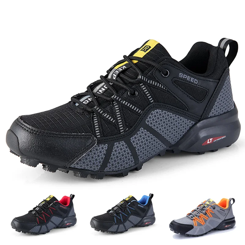 Männer Wanderschuhe Outdoor Leichte Camping Reise Schuhe Rutschfeste Wasserdichte Frauen Große Größe Taktische Ausbildung Sport Schuhe