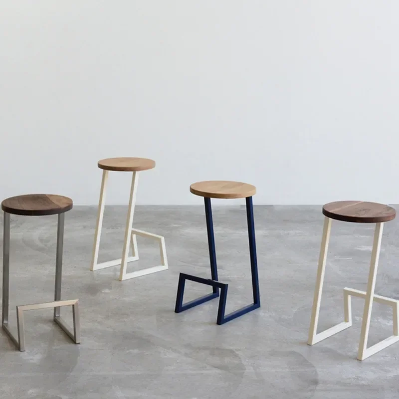 Nordic Einfache Barhocker Eisen Fuß Möbel Für Home Fuß Design Bar Stuhl Starke Und Schöne Büro Stühle