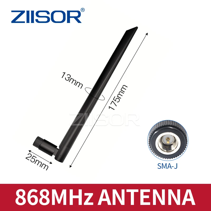LoRa 868 MHz Antenne zur Kommunikation SMA-Stecker 3,5 dBi 868 MHz Internet-WLAN-Antenne Low VSWR für LoRaWan Image