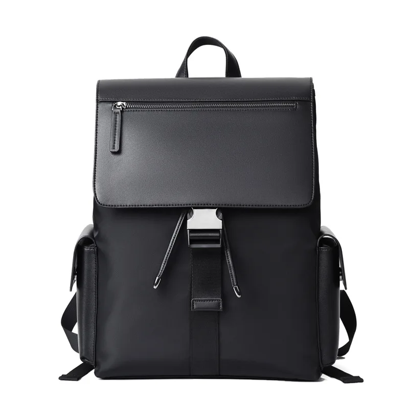 Mode Business Laptop Rucksack männer Leder Große Kapazität College Student Schultasche Wasserdichte Reise Internat Rucksack