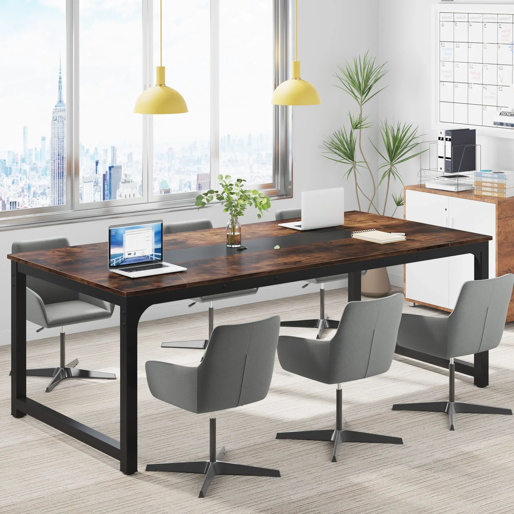 Tribe signs moderner Computer tisch 70,8 Zoll großer Executive-Schreibtisch Schreibtisch Schreibtisch Schreibtisch Workstation Computer tisch