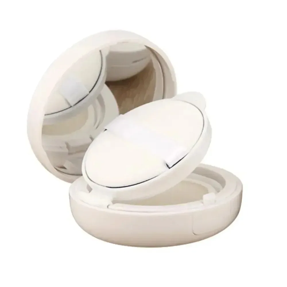 15g/0,5oz Leere Air Cushion Puff Box Tragbarer Kosmetik-Make-up-Behälter mit Puderschwamm und Spiegel für BB Cream Foundation Image