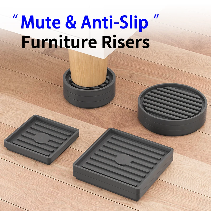 Anti-Rutsch-Pads für Möbel: Für Möbel, Schränke, Tische und Stuhl, Sofas, verschiedene Regalefüße für den Haushalt und verstellbare Fußpolster