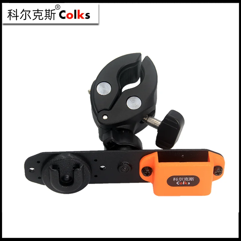 Colks 2-in-1 Walkie-Talkie-Klemm ständer mit Handclip-Radiosender und SSD-85 Hand mikrofonst änder mh48 tm271 Image