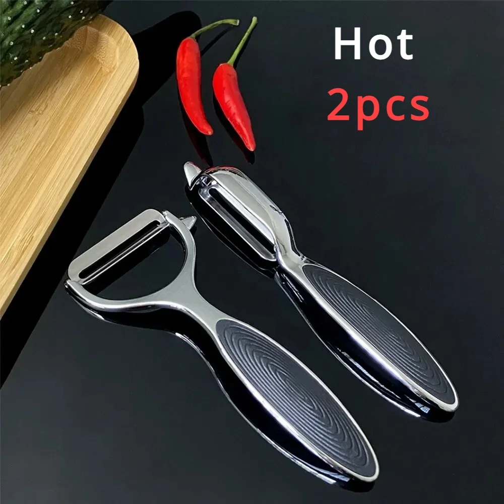 1/2 PCS Edelstahl Multifunktionale Gemüseschäler und Schredder Schredder Kartoffel Karotte Reibe Küche Werkzeuge Gadgets Gadget