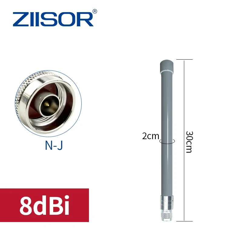 2,4 GHz WLAN-Antenne für Router N-Stecker, wasserdicht, Omni-High-Gain-Antennen, Verstärker, Indoor-Outdoor-Antenne mit großer Reichweite Image
