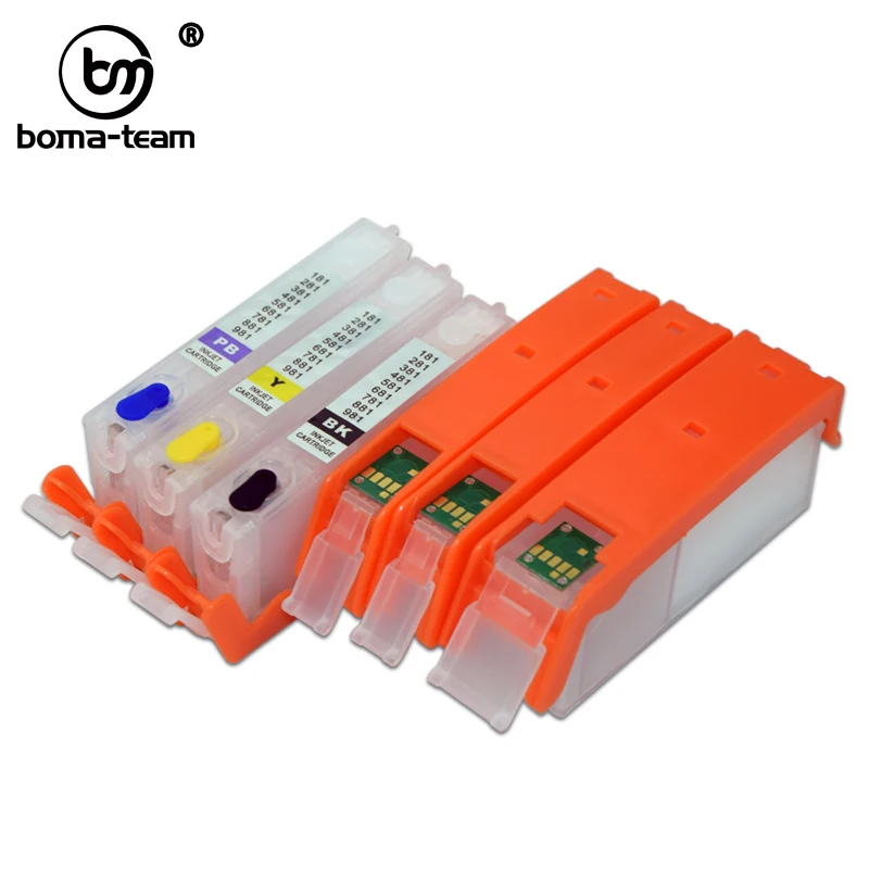 Leere Nachfülltintenpatrone mit ARC-Chip PGI-580 CLI-581 für Canon PIXMA TS8150 TS8151 TS8152 TS9150 TR7550 TR8550 TS6150 TS6151 Image