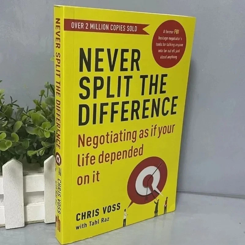 Never Split The Difference von Chris Voss, Bücher auf Englisch für Erwachsene, Verhandlungen, emotionale Intelligenz, neue Philosophie