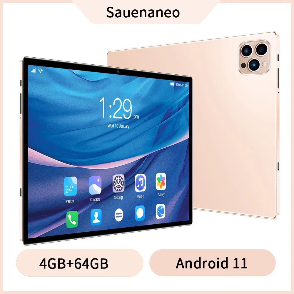 Original neuer 10,1-Zoll-Android-Tablet-PC 4 GB RAM 64 GB ROM Octa Core Dual-SIM-Karte Dual-Kamera unterstützt Google Bluetooth Image
