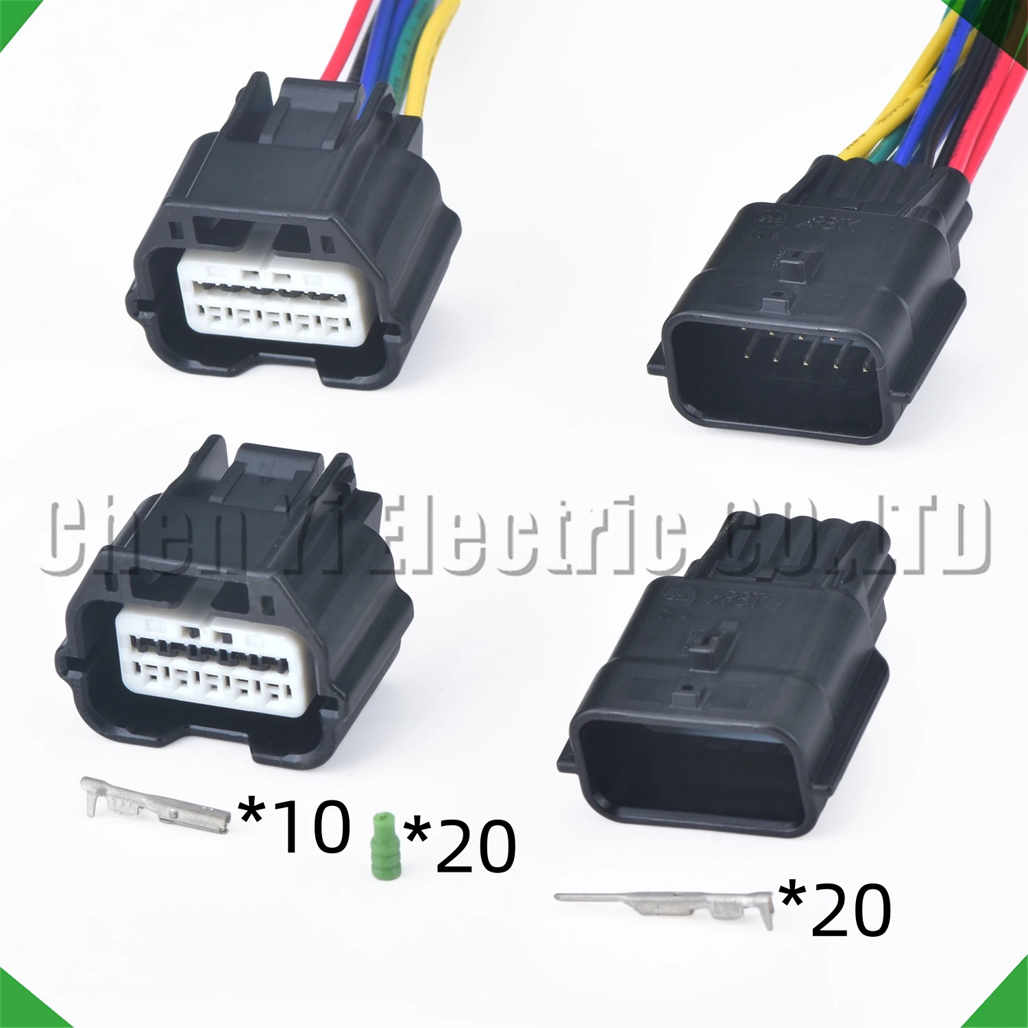 10-polige Kfz-Anschlüsse vorne und hinten Bar Radar Kabelbaumstecker 7283-8856-30 7282-8856-30 für Nissan Sylphy X-Trail Bluebird Image
