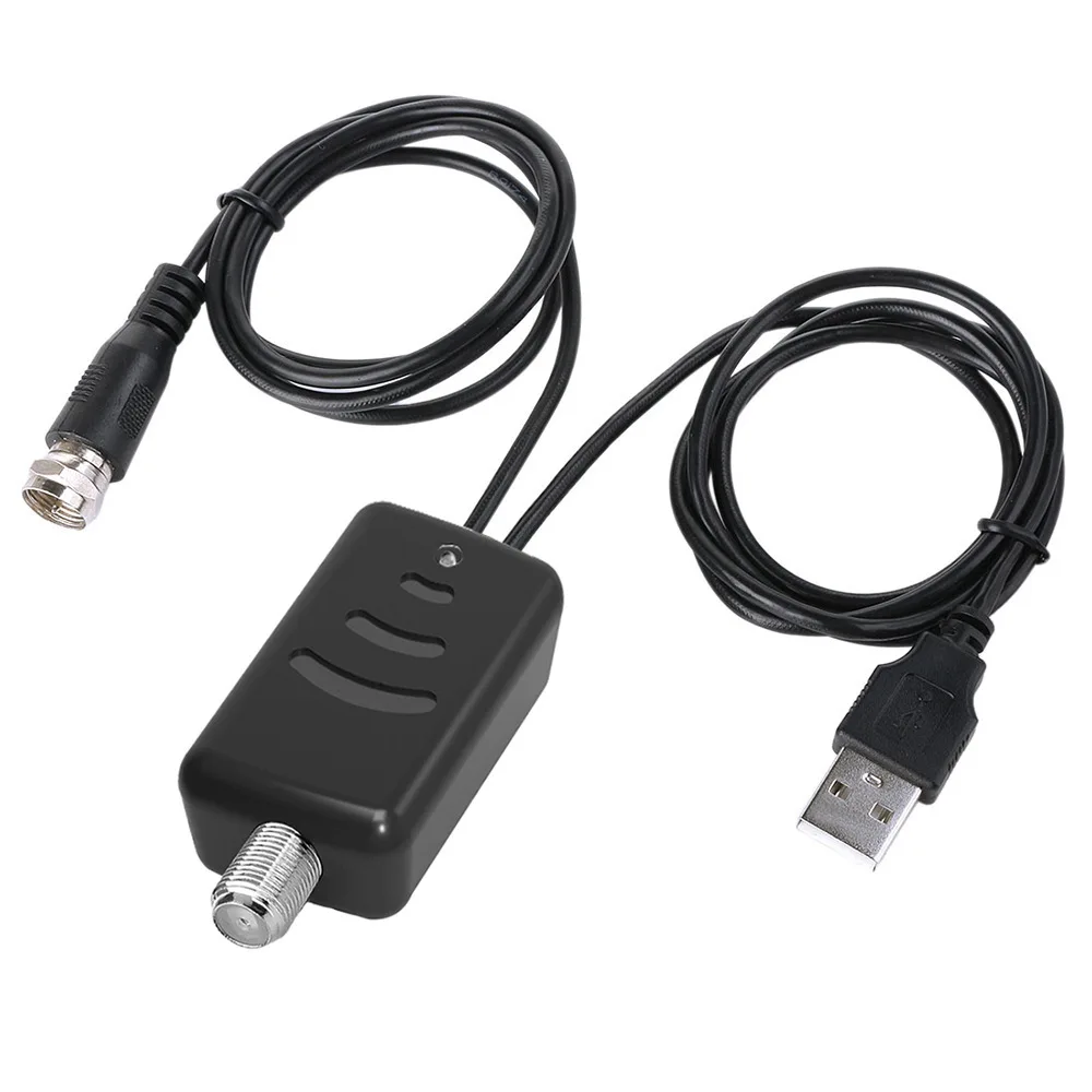 TV-Antennenverstärker für den Innenbereich, CATV-Signalverstärker für HD-TV-Antenne mit USB-Stromversorgung, einfache Installation, Verstärkung 25 dB Image