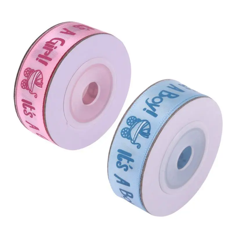 10 Yards/Rolle Satinbänder für Kinder, Baby-Geburtstag, Partyzubehör, Babyparty-Dekoration, Babyparty-Zubehör, 10 Yards/Rolle Image