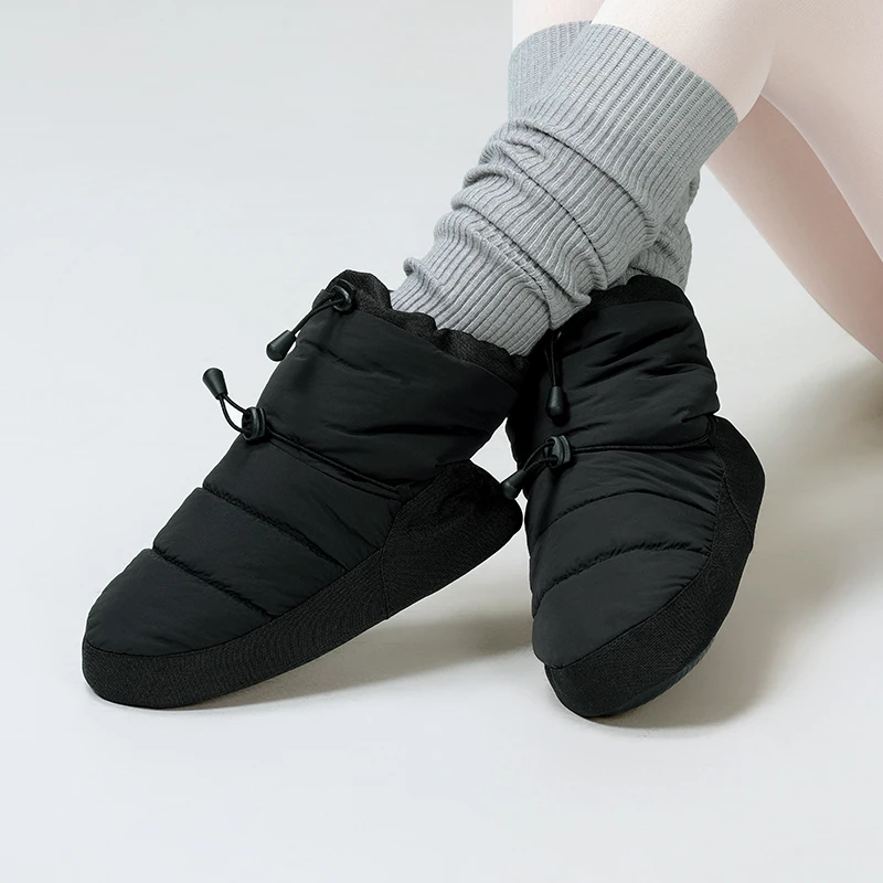 Mädchen Frauen Ballett Stiefel Aufwärmen Tanz Stiefel Winter Ballett Schuhe Thermische Tanz Schuhe Samt Ballett Stiefel Anti Rutsch Verschleiß-beständig