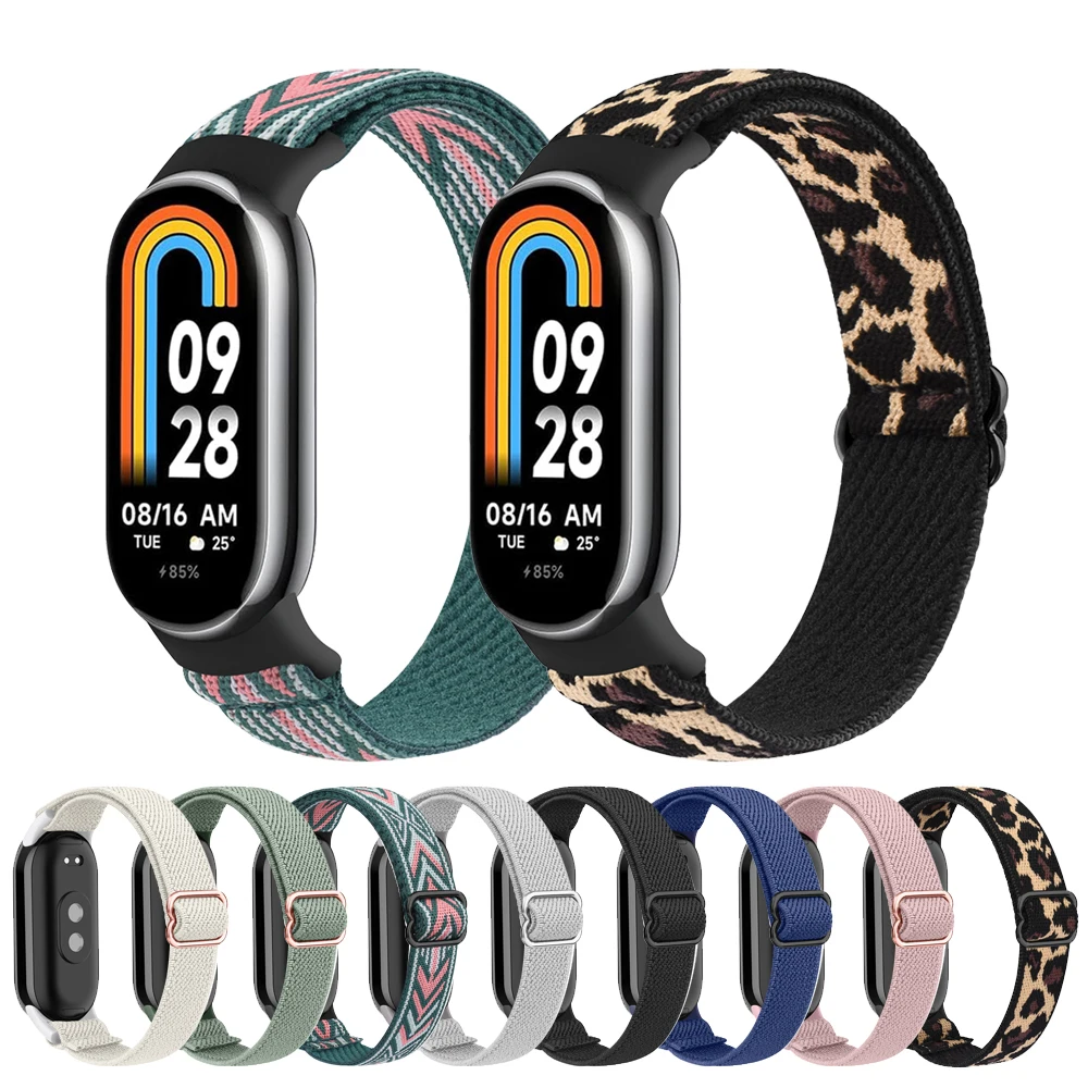 Elastisches Nylonband für Xiaomi Smart Band 10 9 8 Band Armband Ersatz für Xiaomi Smart Band 9 8 Correa Armband Zubehör Image