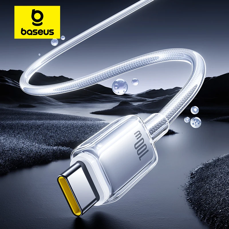 Baseus 100 W Schnellladedatenkabel USB-A auf USB-C zum Aufladen von Autos für iPhone 17 iPhone 16 iPhone 15 Image