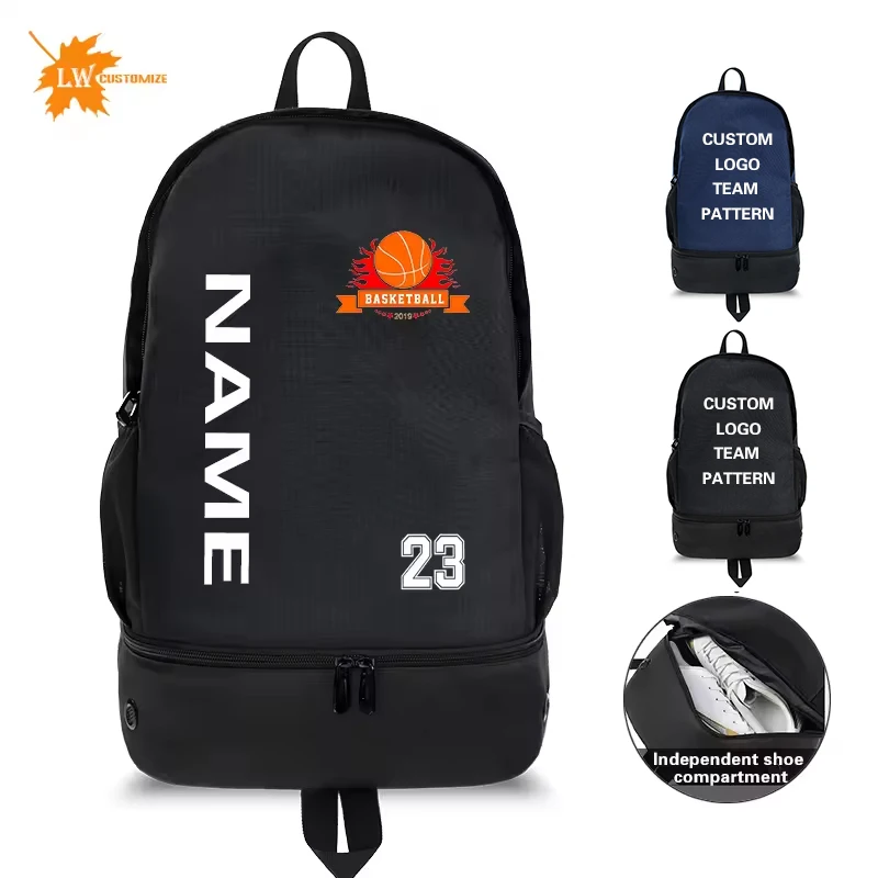 Benutzerdefinierter Basketball-Rucksack, Logo, Sportrucksack, Jugend-Fußball-Rucksack, Kinder-Basketball-Rucksack, Aufdruck, Teamname