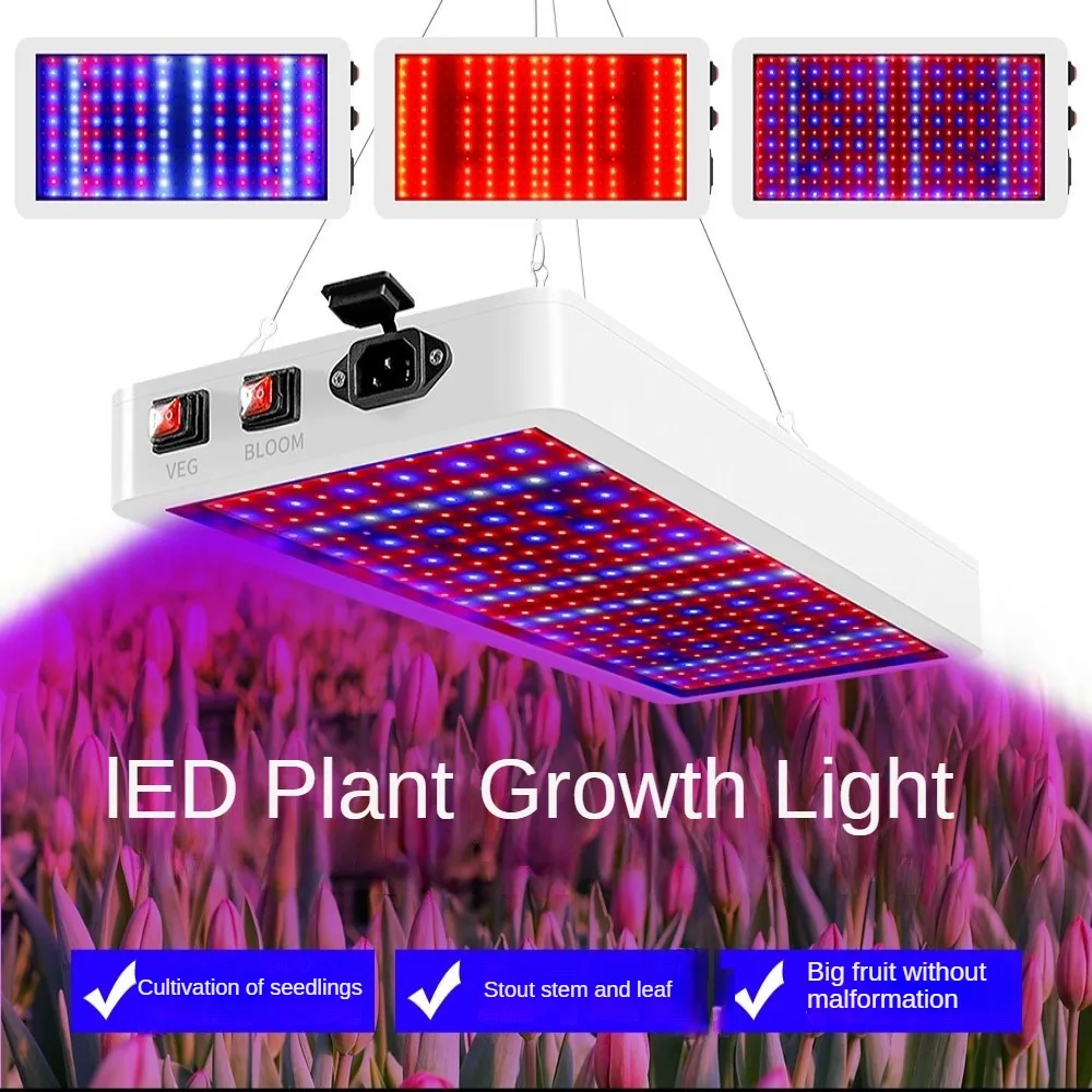 Wachsen Licht Volle Spektrum Lampe Für Pflanzen Phyto Licht Gewächshaus Lampe Pflanzen Samen Veg LED Fitolamp blume growin UNS/EU/UK Stecker Image