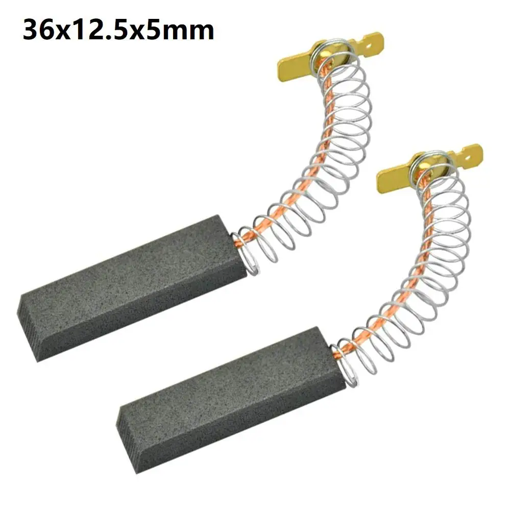 2 Stück Waschmaschinen-Motorkohlebürsten für NEFF für SIEMENS WASCHMASCHINE 36 x 12,5 x 5 mm Ersatz-Motorkohlebürsten