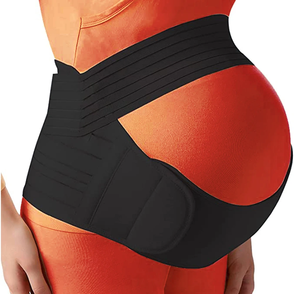 Mutterschaft Brace Protector Pflege Bauch Unterstützung Bauch Kleidung Schwangere Frauen Einstellbare Taille Gürtel Taille Band Zurück Ropa Schwangerschaft Image