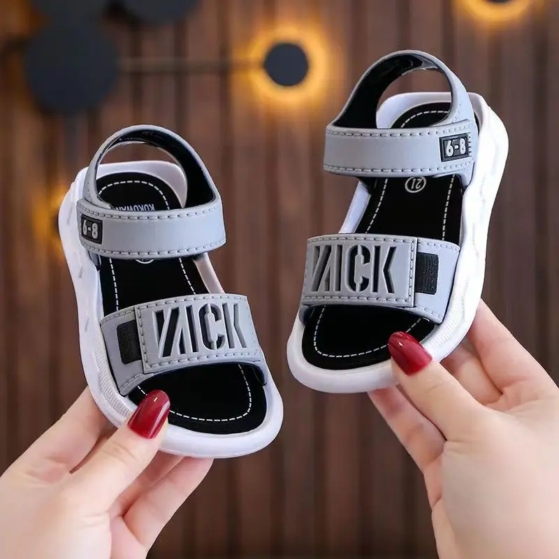 Sommer Kinder Sandalen Baby Mädchen Schuhe Junge weiche Sohle rutsch feste Gummi Jungen Mädchen Sandalen Kleinkind Kinderschuhe 2-10 Jahre Image
