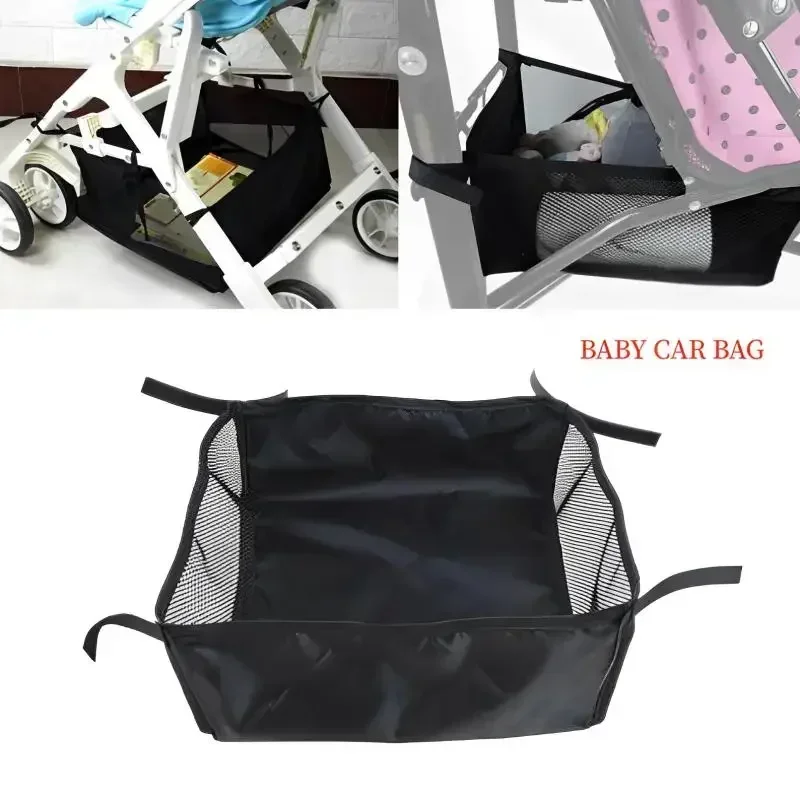 35*38 cm Tragbare Kinderwagen Boden Korb Lagerung Tasche Baby Kinderwagen Lagerung Korb Universal Shopping Boden Korb Zubehör