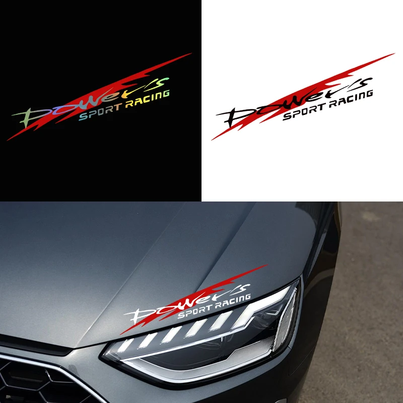 G083 30X5,5 CM Racing Development Autoaufkleber Stilvolle Power's Racing Development Sportaufkleber Auto Reflektierender wasserdichter Aufkleber Image