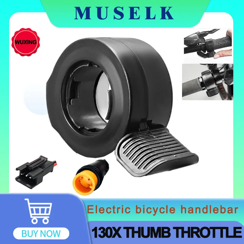 WUXING Fingerhebel 130X Daumengas Ebike 3-polig wasserdicht/SM-Stecker Elektrofahrrad Daumengas Image