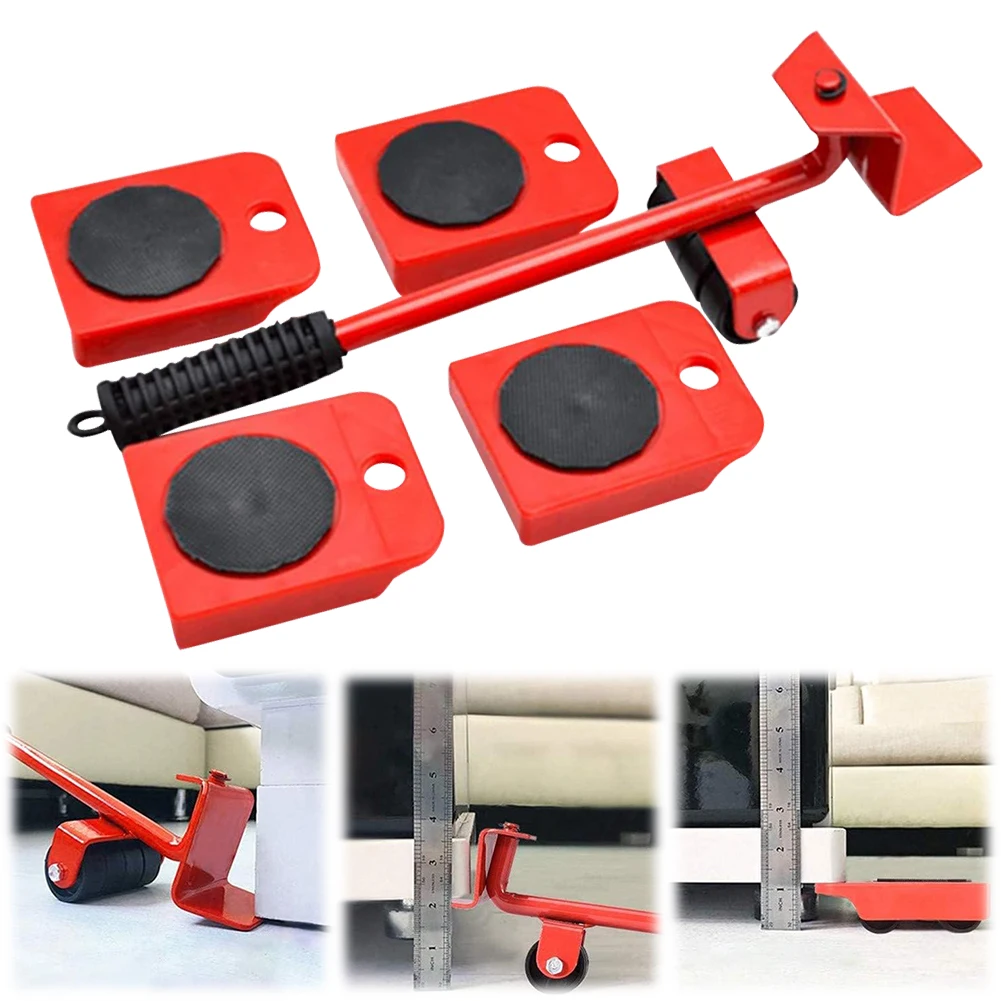 Möbel beweger mit Rädern Hochleistungs-Möbel transporter Werkzeug Ergonomischer Griff Möbel heber und Schiebe satz zum Tragen