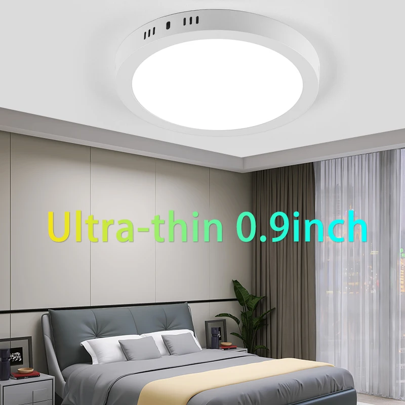 Led-deckenleuchten Leuchte 110V 220V Ultra Dünne Panel Lampe Led Kronleuchter Innen Lightfor Wohnzimmer Schlafzimmer Runde decke Lampe