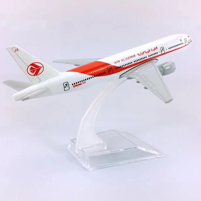 Spielzeugflugzeuge Maßstab 1:400 Metallflugzeugmodell 16CM Air Algeria B777 Diecast Flugzeug Sammlung Kinderspielzeug für Jungen Image
