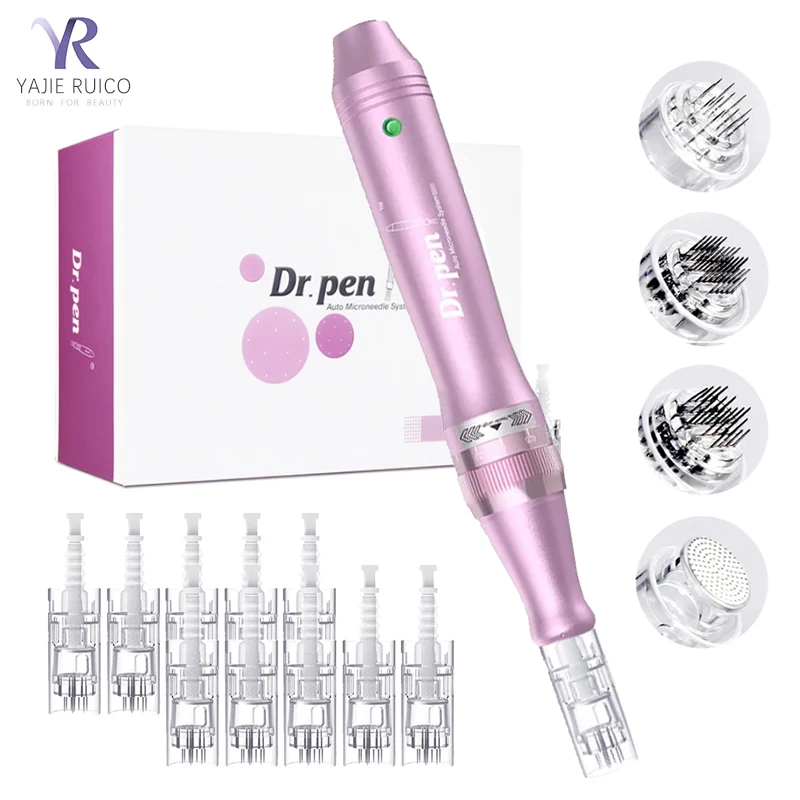 Authentischer Dr. Pen Ultima M7 12 Stück 0,25mm Nadeln Multifunktionales Gesichts-Mesotherapie Hautpflege Kabelloses Elektrisches Derma-Schönheitsgerät Image