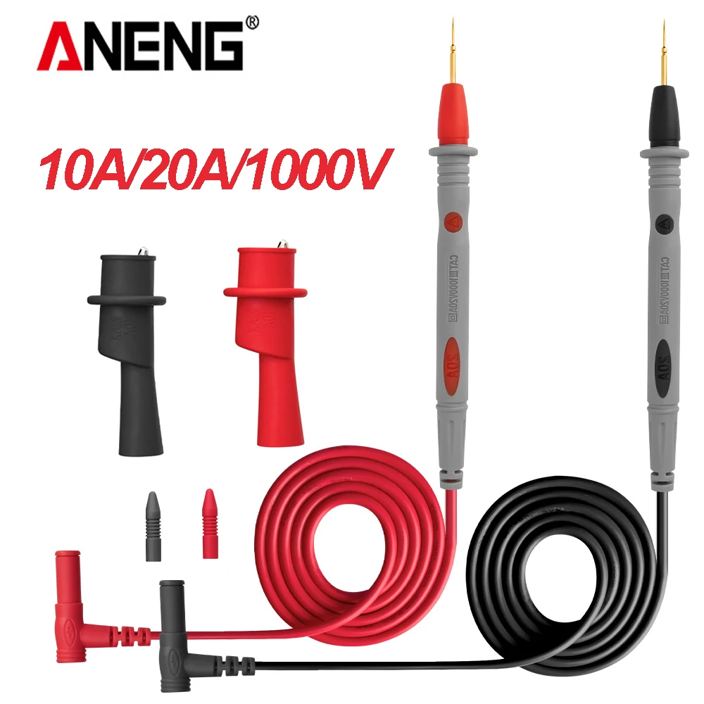 ANENG PT1031/32/35 10A 20A 1000V Multimeter-Messleitungen Sharp Needle Probe für Multi-Tester Multimeter Pen Probe Testdraht Image
