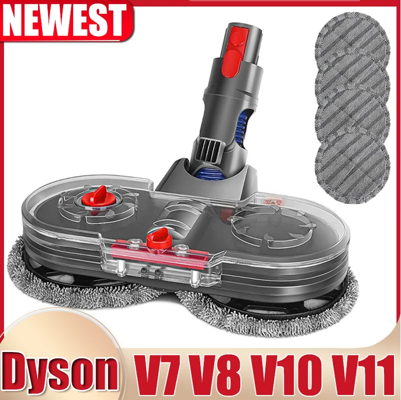 Elektrische Moppkopfbürste mit Wassertank für Dyson V7 V8 V10 V11 Staubsauger Ersatzreiniger Zubehör Image