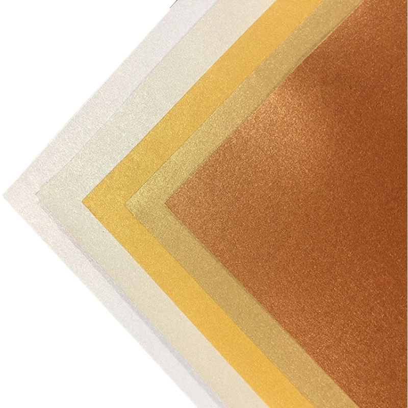 A4 Eis Weiß Beige Gold Glänzende Perle Spezielle Papier Aufkleber A3 Perlglanz Druckbare Etiketten Klebstoff Aufkleber Einladung Karten Image