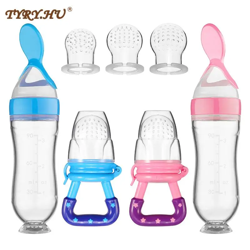 4PCS Baby Löffel Flasche Feeder Dropper Silikon Löffel für Fütterung Medizin Kinder Kleinkind Besteck Utensilien Kinder Zubehör