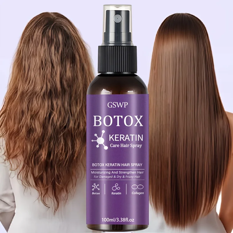 GSWP Botox Keratin Treatment Haarspray, spendet Feuchtigkeit und stärkt das Haar, reduziert Verfilzungen und Spliss, muss nicht gewaschen werden. 100/200ml. Image