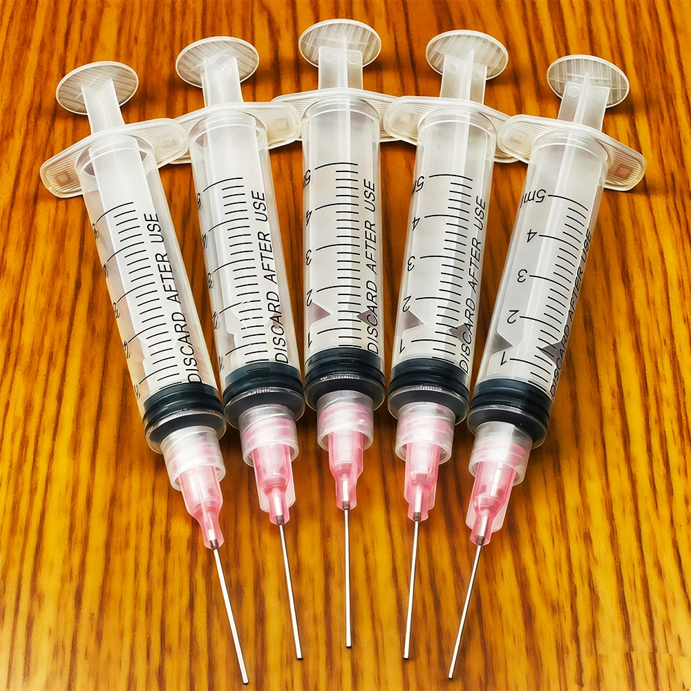 5 ml/cc Premium-Tintenfüllspritze mit stumpfer Nadelspitze für Füllfederhalter Image