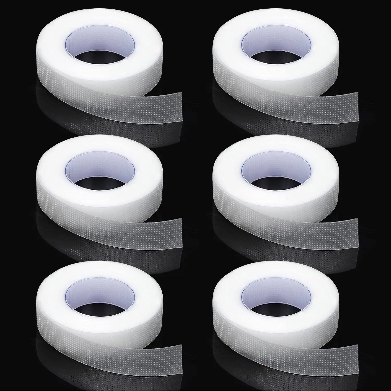 Wimpernband, transparenter Klebestoff, 9 m/10 Yard/Rolle, selbstklebendes, atmungsaktives Mikroporen-Stoffband für die Wimpernverlängerungsversorgung Image