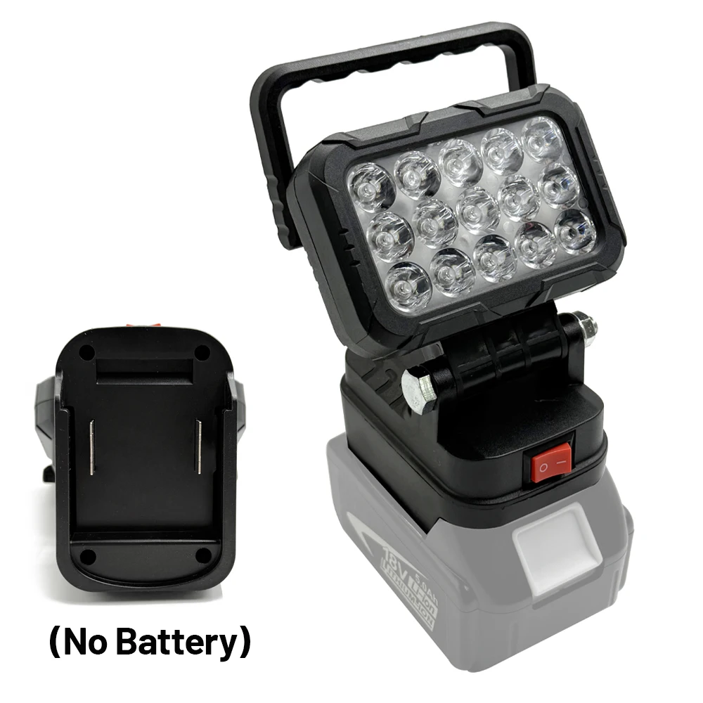 Elektrowerkzeug-Teile für Makita BL1830, 18 V Lithium-Batterie, LED-Arbeitsscheinwerfer, Lampe, Handlaterne, Scheinwerfer, Camping, Notbeleuchtung Image