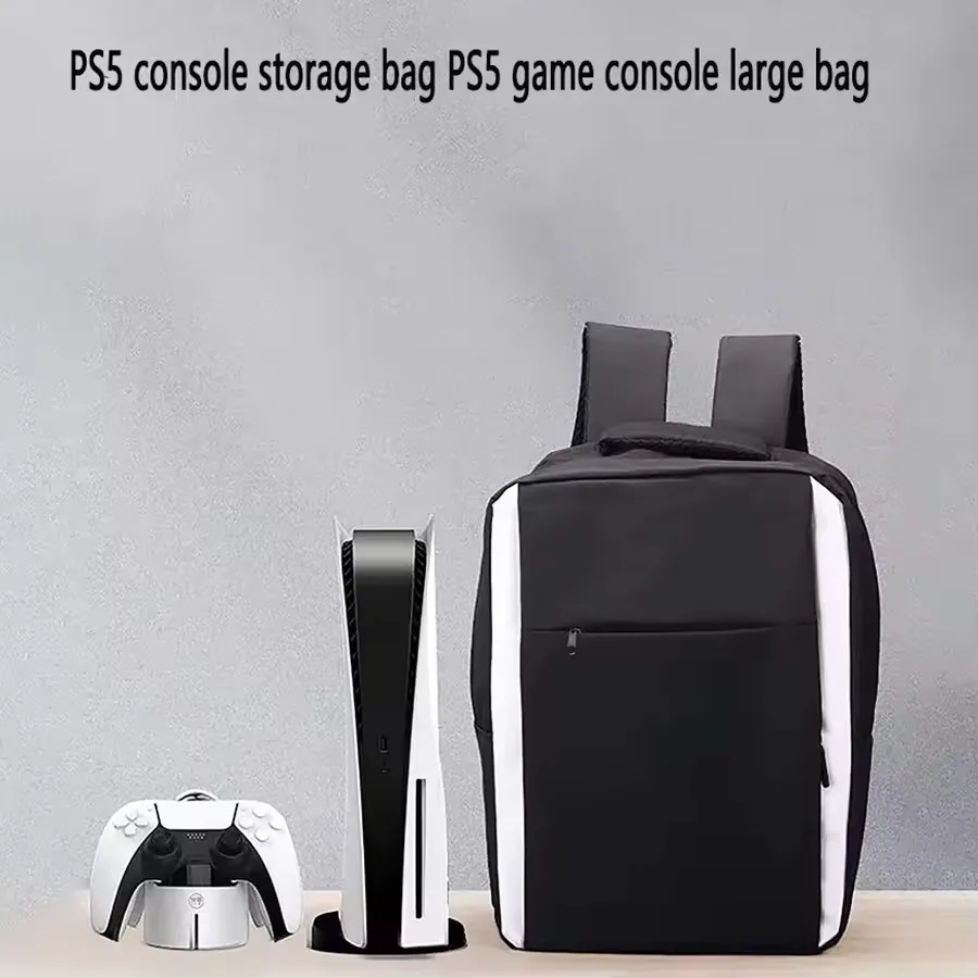 Tasche für Sony Playstation Play Station PS 5 PS5 / Slim Rucksack Reise-Konsole Controller Videospiel-Disc Zubehör Herren Damen