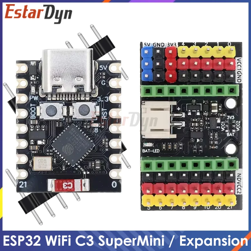 ESP32-C3 MINI Development Board ESP32 SuperMini Development Board ESP32-C3 Development Board WiFi Bluetooth Erweiterungsboard Image
