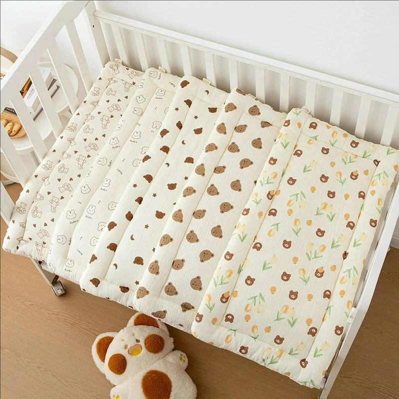 Cartoon Bär Baby Kinderwagen Sitzkissen Baumwolle Weiche Neugeborenen Auto Sitz Pad Infant Kinderwagen Matratze Matte Kind Kinderwagen Zubehör Image