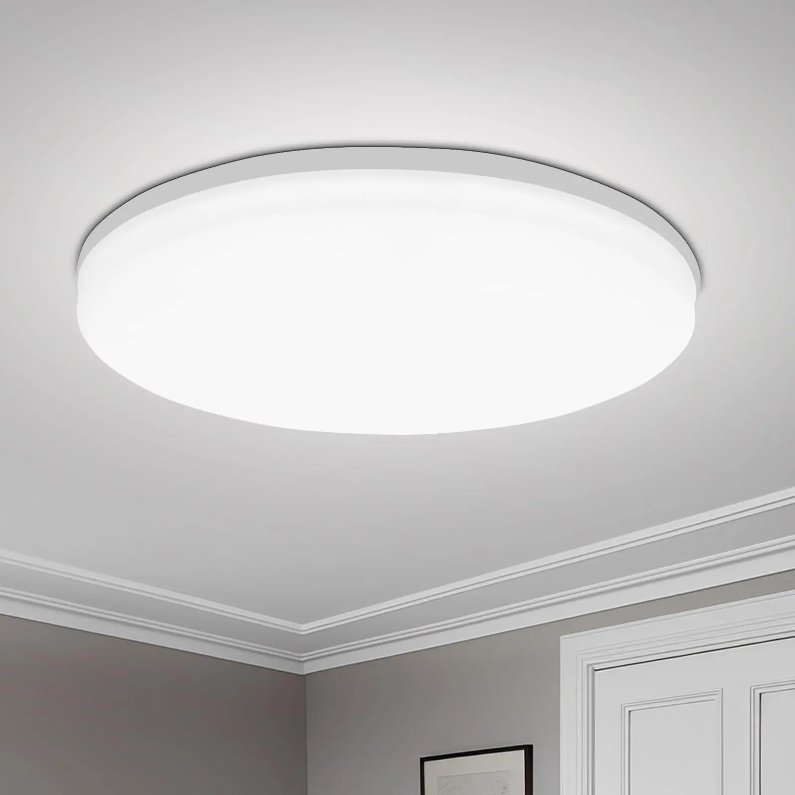 Runde LED-Decken leuchte moderne dekorative Decken leuchte 18/24/36/48w Wohnzimmer Schlafzimmer Innen küche Beleuchtung